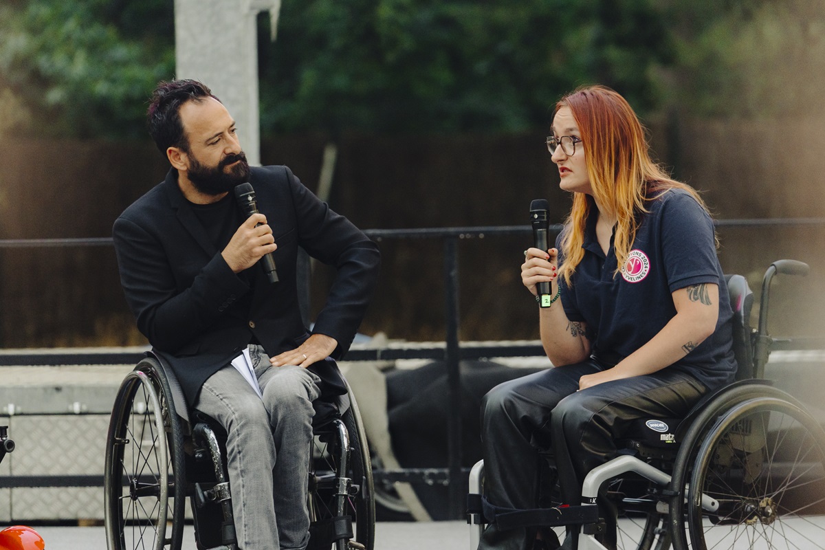 ISPC parasport flamme olympique premiere pierre institut Jeremiasz